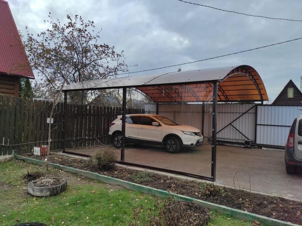 Прозрачные шторы ПВХ для навеса под автомобиль в Волоконовке